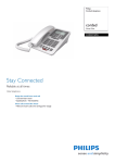 Philips Corded telephone CORD158W
