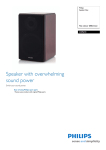 Philips Right speaker box for micro system CRP670