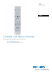Philips Remote control for home theater CRP617