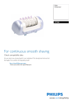 Philips Epilation head HP1068/01