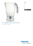 Philips Blender jar HR3010