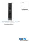 Philips Remote control for home theater CRP618