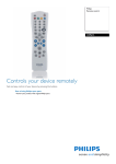Philips Remote control CRP615