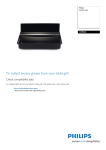 Philips Grease tray for grill CRP225