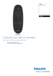 Philips Remote control for home theater CRP652