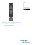 Philips Remote control for DVD micro theatre CRP646