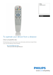 Philips Remote control CRP608