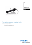 Philips Pure Essentials Collection Knife unit CRP515