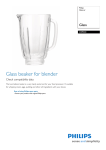 Philips Glass jar CRP530