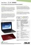 ASUS Eee PC 1015CX-RED020S netbook