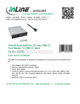 InLine 33394E card reader