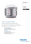 Philips Daily Collection Jar Rice Cooker HD3026/03