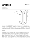 Smeg FAB28LAZ1 combi-fridge