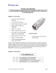 Finisar FTLF8524E2GNV network transceiver module