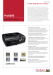 Viewsonic PRO8300 data projector