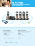 Panasonic KX-TG7745S telephone