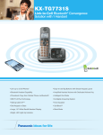 Panasonic KX-TG7731S telephone