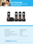 Panasonic KX-TG4734B telephone