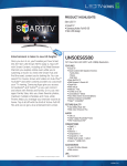 Samsung UN50ES6580F 50" Full HD 3D compatibility Smart TV Wi-Fi