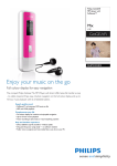 Philips GoGear MP3 player SA3MXX04PA
