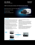 Sony SSCFB530 surveillance camera