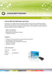 Conceptronic 4-Port USB VGA