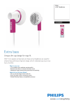 Philips In-Ear Headphones SHE3000PK