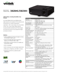 Vivitek D820MS data projector