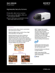 Sony SNC-EB520 surveillance camera