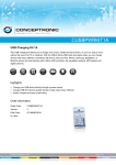Conceptronic USB Charging Kit 1A