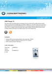 Conceptronic USB Charger 1A