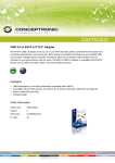 Conceptronic USB 3.0 - SATA 2.5"/3.5"