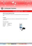 Conceptronic USB 2.0 Active Extension Cable