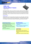 SparkLAN WMB-100 ADSL2+ Wi-Fi Ethernet LAN Black router
