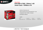Emtec DVD-RW 4,7GB 10 pack