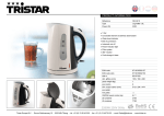Tristar WK-3215 electrical kettle