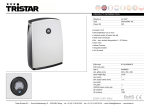 Tristar AC-5487 dehumidifier