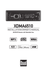 Dual XDMA6510 car media receiver