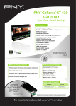 PNY GF430GT1GESB NVIDIA GeForce GT 430 1GB graphics card