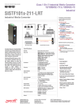 Transition Networks SISTF1011-211-LRT network media converter