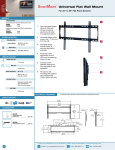 Peerless SF650-S flat panel wall mount