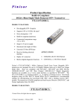 Finisar FTLX1471D3BCL network transceiver module