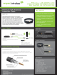 Amped Wireless APC10 coaxial cable