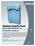 Manhattan Notebook Computer Pouch