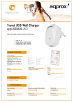Approx APPUSBWALLV3 mobile device charger