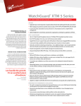 WatchGuard XTM 505 + 1Y LiveSecurity