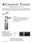 Channel Vision P-1205