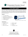 Channel Vision C-0310 TV signal amplifier