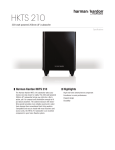 Harman/Kardon HKTS 210SUB/230 subwoofer