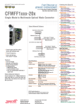 Transition Networks CFMFF1314-200 network media converter